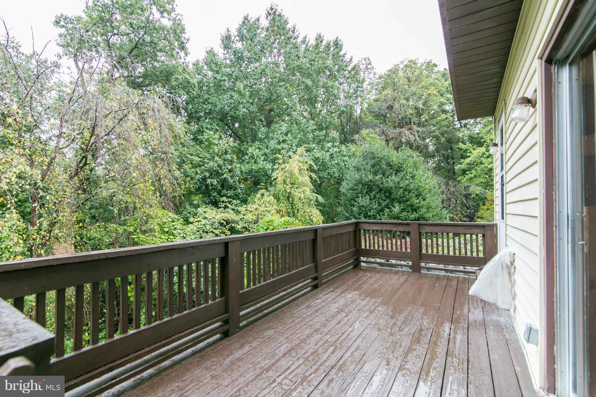 8000 West Point Drive Springfield, VA 22153 - Photo 18 of 30 Private Deck with Stairs to Beautiful Backyard