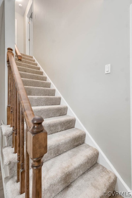8117 Valencia Road Chesterfield, VA 23832 - Photo 17 of 30 a view of staircase with white walls