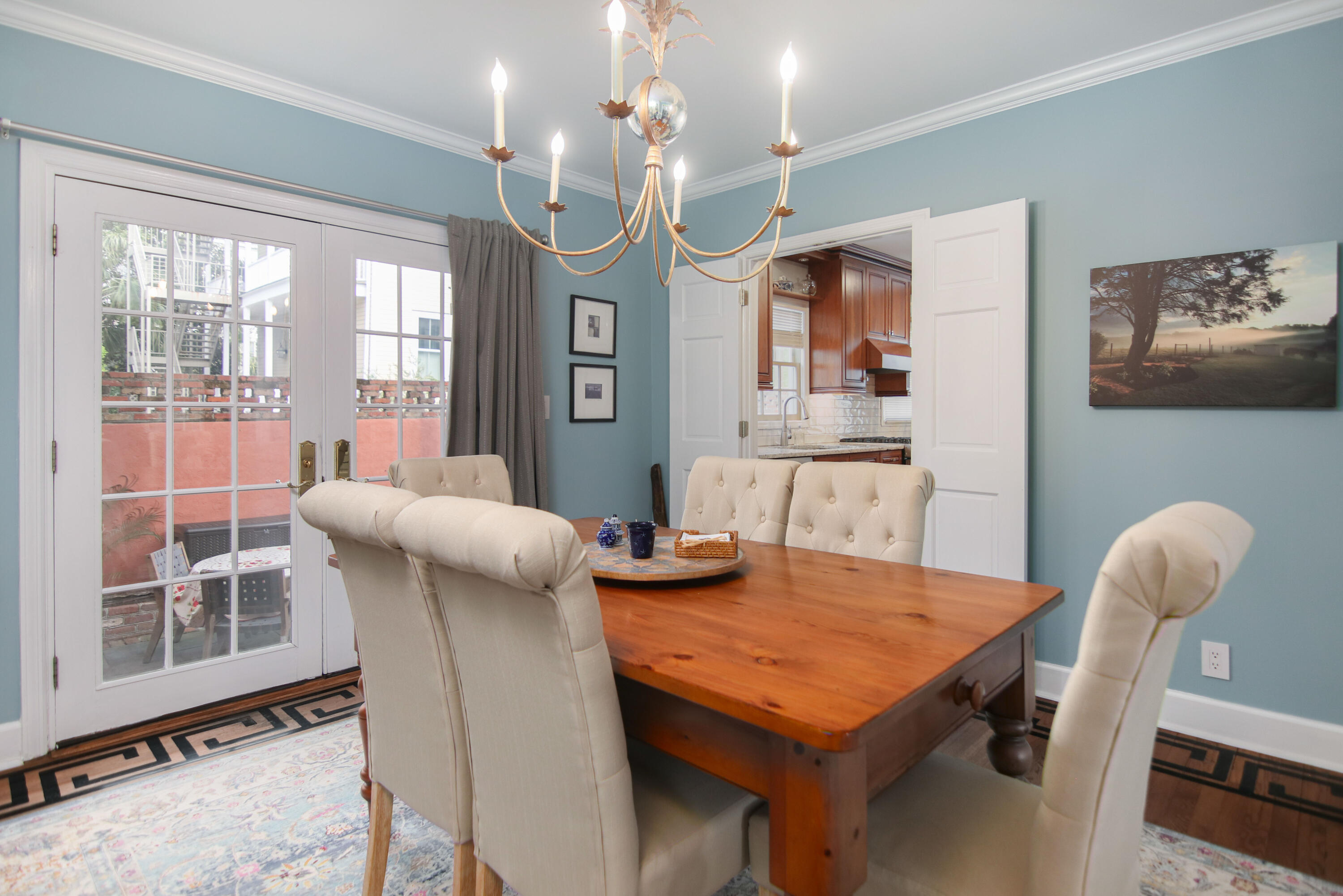 2 Colonial Street Charleston, SC 29401 - Photo 9 of 28 Dining & Courtyard Access