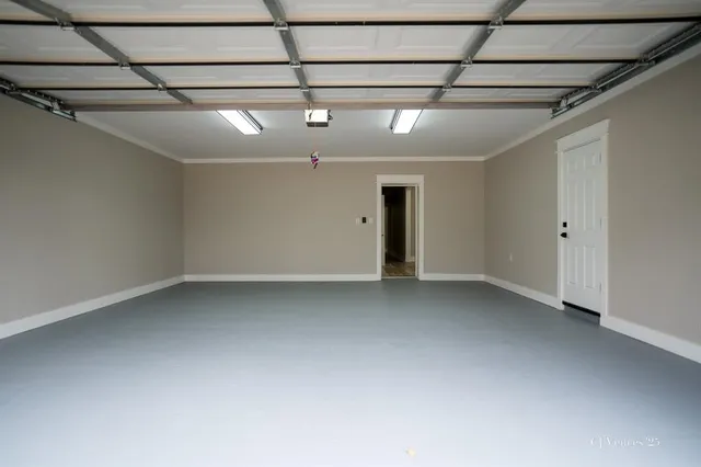 a view of a big room with carpet