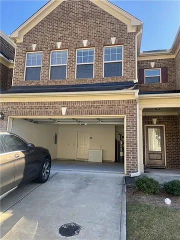 a car parked in front of a building