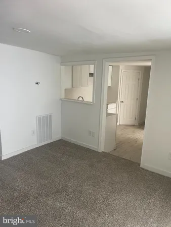 a view of empty room