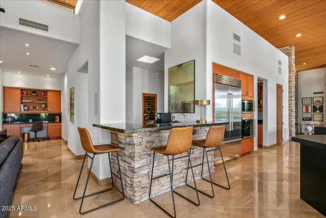 a room with furniture and a window