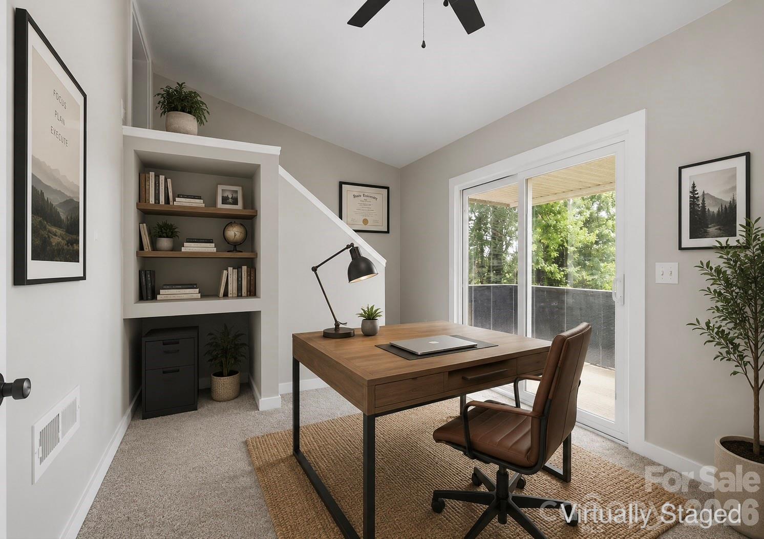 240 East Court Street Rutherfordton, NC 28139 - Photo 14 of 25 a workspace with furniture and window