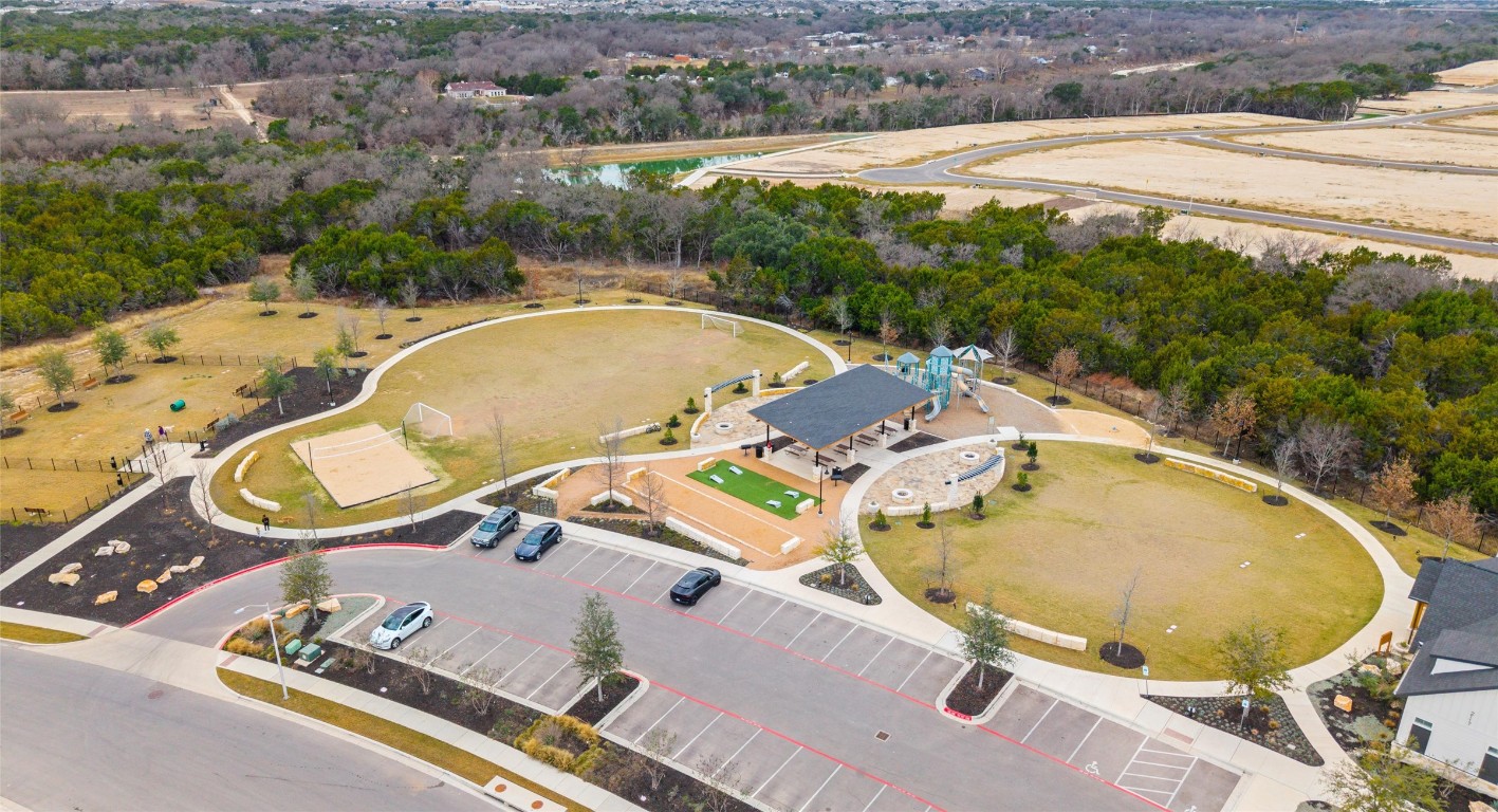 2416 Bear Cub Bend Leander, TX 78641 - Photo 22 of 24 an aerial view of a swimming pool