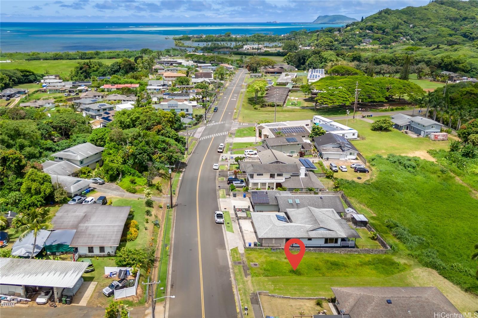 47-318 Waihee Road Kaneohe, HI 96744 - Photo 3 of 15 an aerial view of residential houses with outdoor space and parking