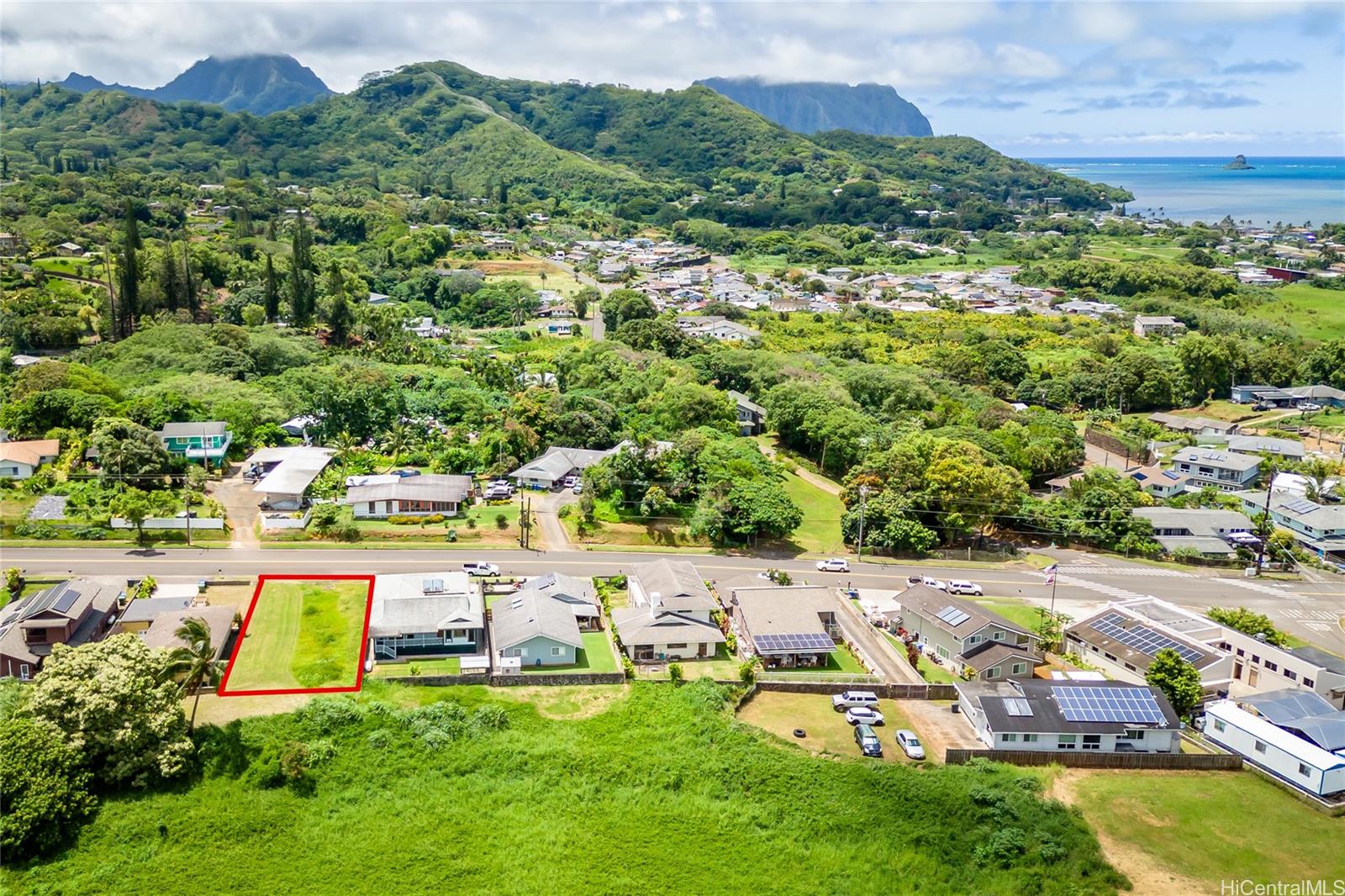 47-318 Waihee Road Kaneohe, HI 96744 - Photo 6 of 15 an aerial view of a house with a garden