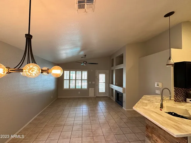 a view of a room with window