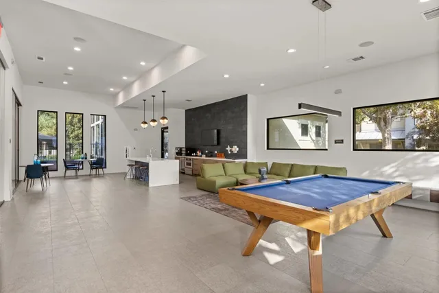 a very nice looking room with a large window