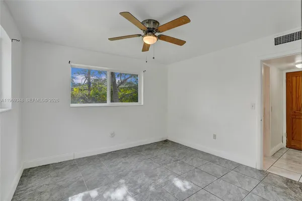 a view of an empty room