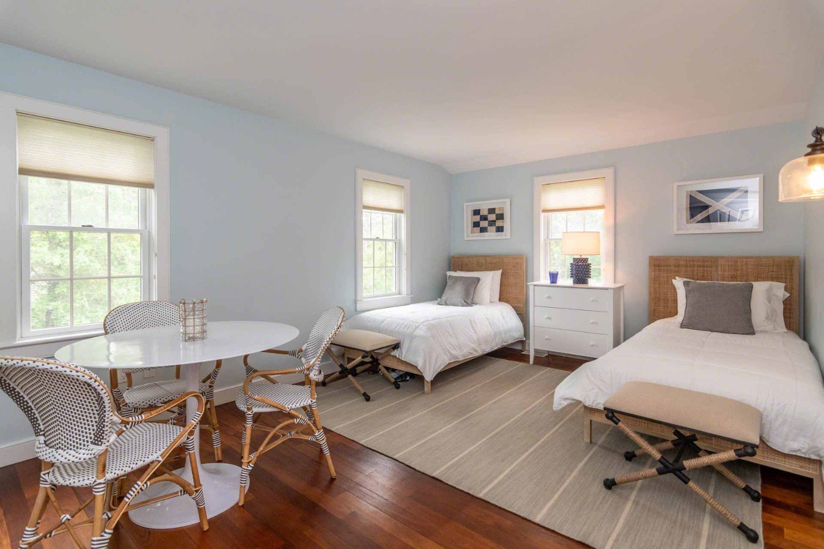 29 Pradas Way Edgartown, MA 02539 - Photo 21 of 30 a bedroom with a bed and a table