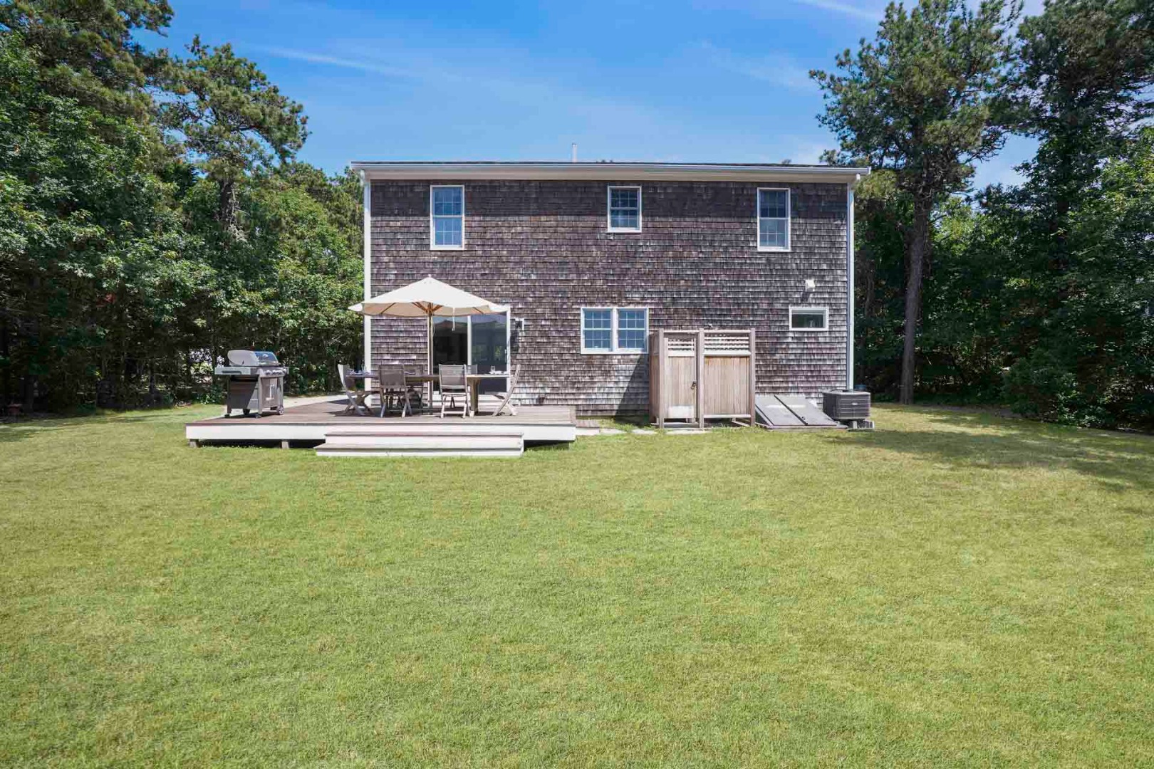 29 Pradas Way Edgartown, MA 02539 - Photo 24 of 30 a front view of house with yard and outdoor seating