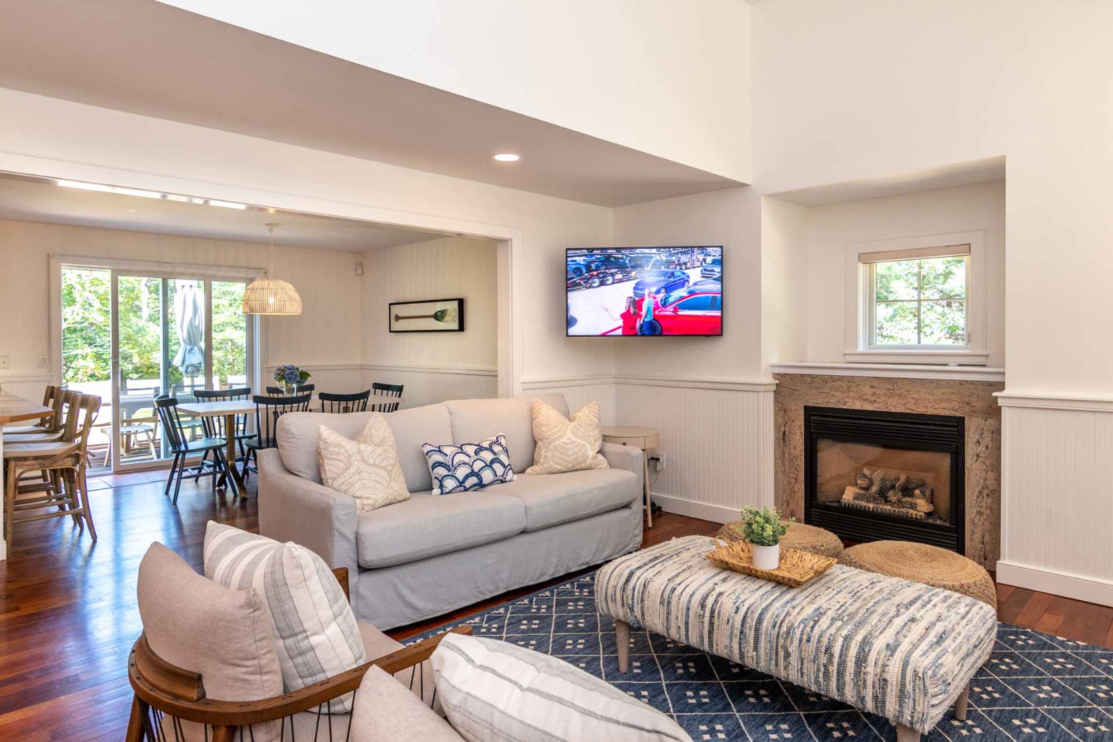 29 Pradas Way Edgartown, MA 02539 - Photo 7 of 30 a living room with furniture and a fireplace