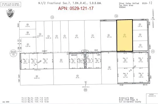 $31,950 | 20-ac 20-ac Morgan Lane, Newberry Springs, CA 92365