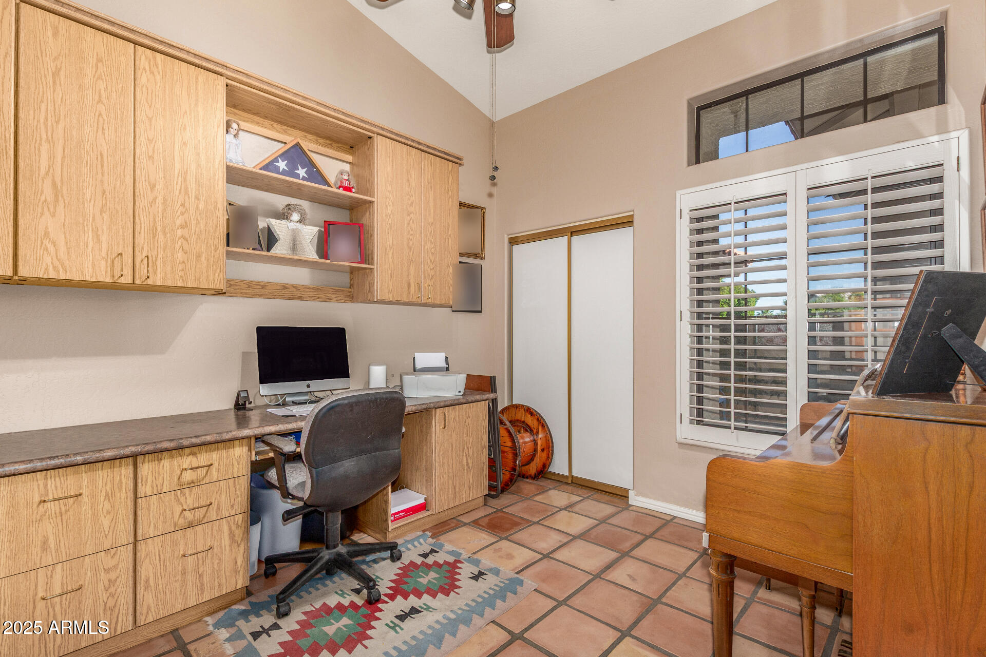 14044 South 33rd Way Phoenix, AZ 85044 - Photo 23 of 59 a view of a workspace with furniture and a window