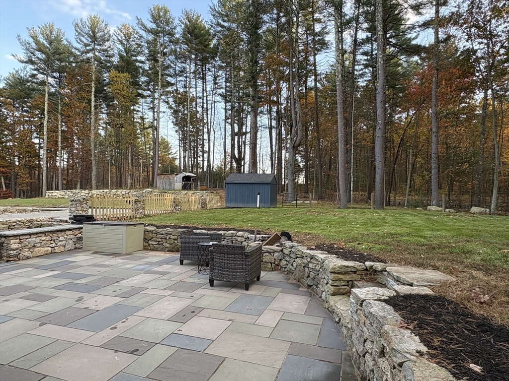 11 Potter Road Douglas, MA 01516 - Photo 34 of 41 a view of a fountain with a yard