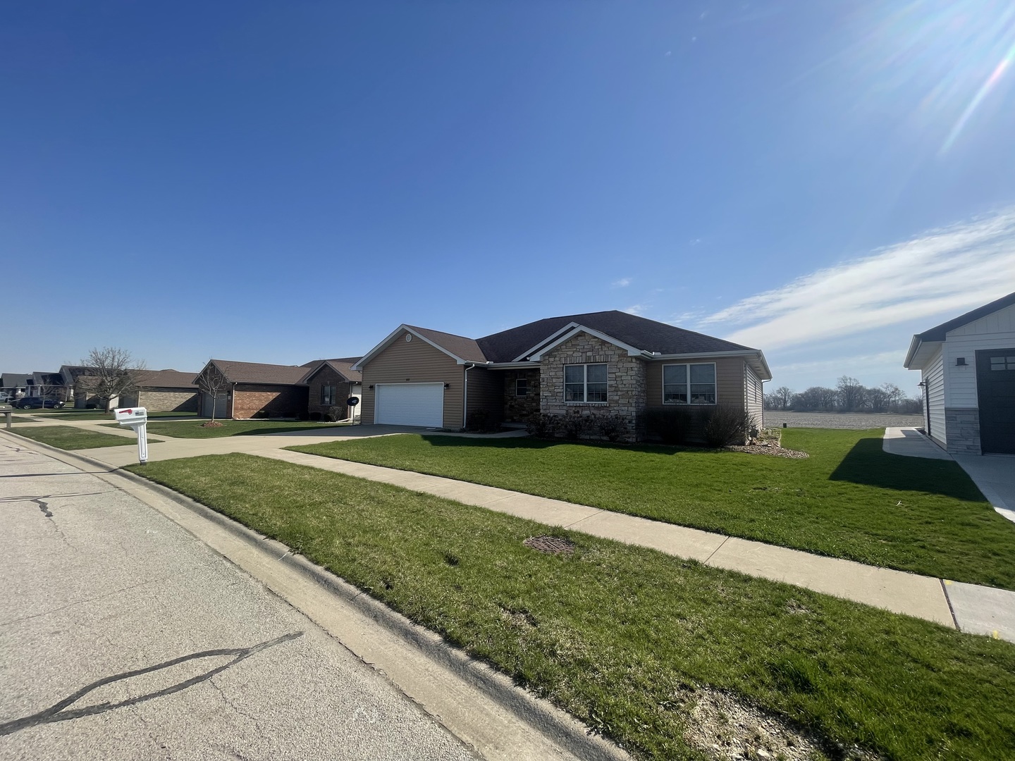 440 Edgebrook Drive Bourbonnais, IL 60914 - Photo 3 of 34 a house view with a big yard plants and large trees