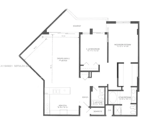 $5,500 | 170 Ocean Ln Drive, Unit 809, Key Biscayne, FL 33149