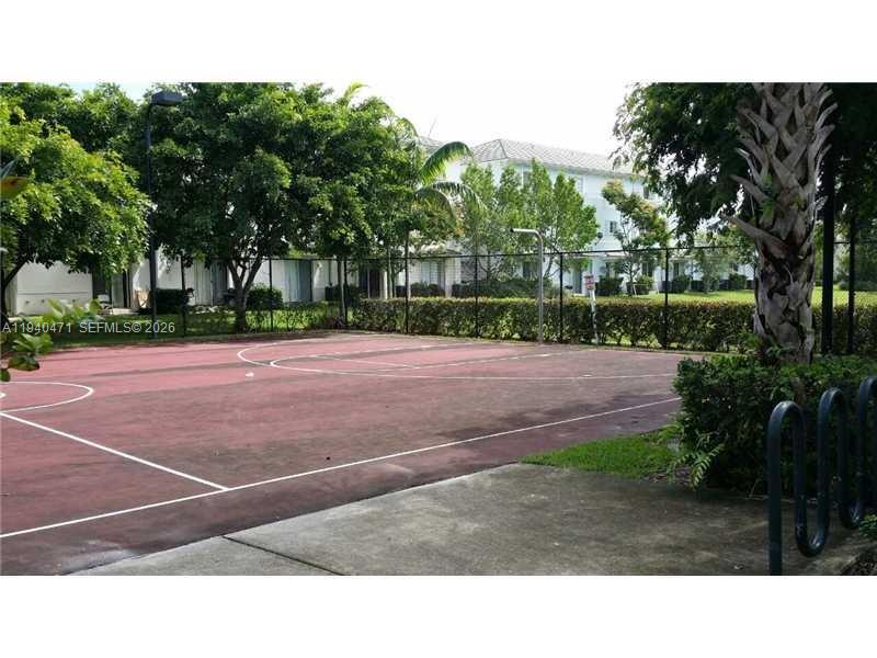 3484 Northwest 13th Street, Unit 3484 Lauderhill, FL 33311 - Photo 49 of 49 a black and white photo of a tennis court