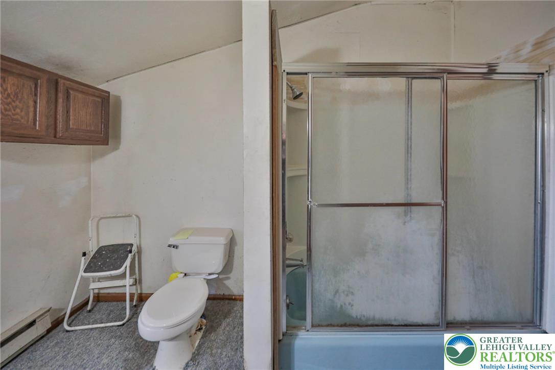 355 Hickory Road Palmerton, PA 18071 - Photo 40 of 66 a bathroom with a toilet and a shower