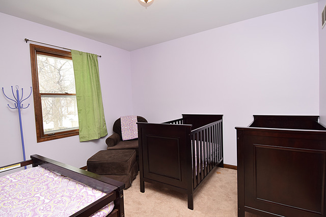 N040 Pierce Avenue Wheaton, IL 60187 - Photo 15 of 20 a bedroom with a bed and wooden floor