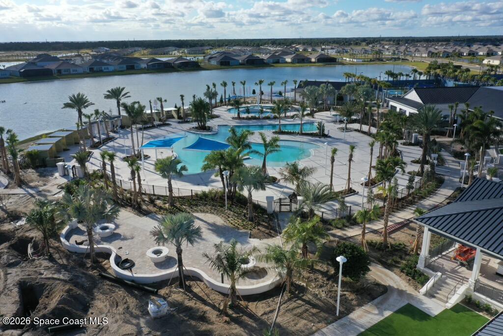 2993 Tidepool Place Melbourne, FL 32940 - Photo 49 of 50 an aerial view of a house with garden space and street view