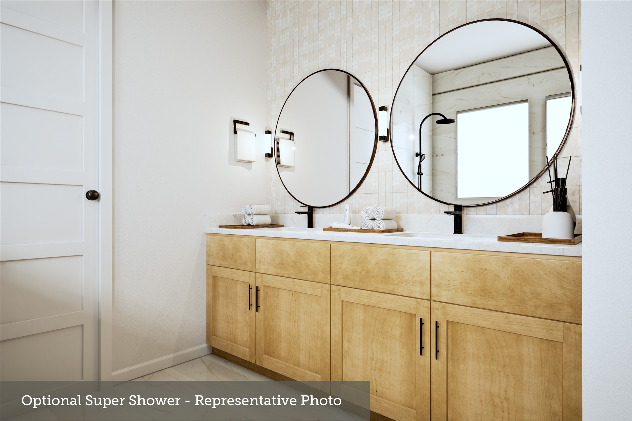 18611 Rumba Court Conroe, TX 77302 - Photo 16 of 35 a bathroom with a sink and a mirror