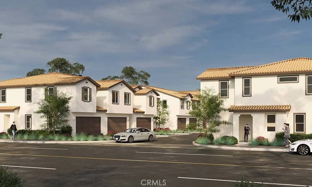 a view of a building with a street