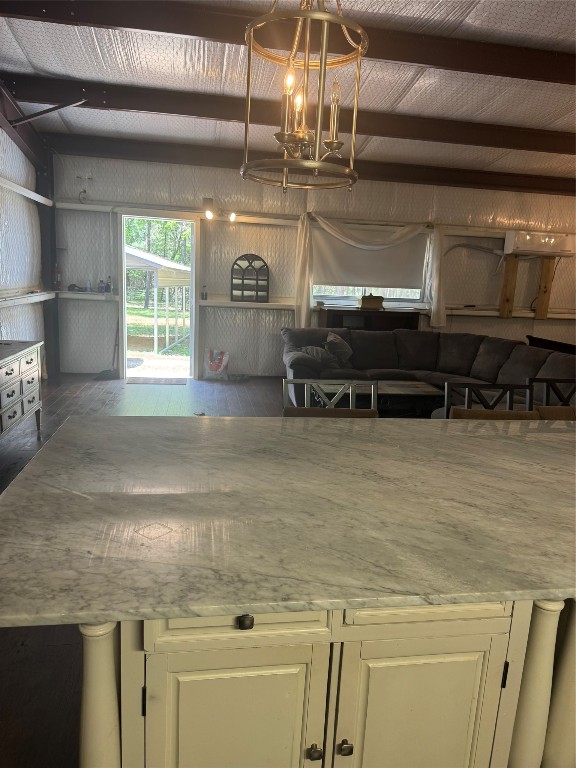 16375 Grand Flower Road Plantersville, TX 77363 - Photo 12 of 25 a kitchen with a stove and a refrigerator