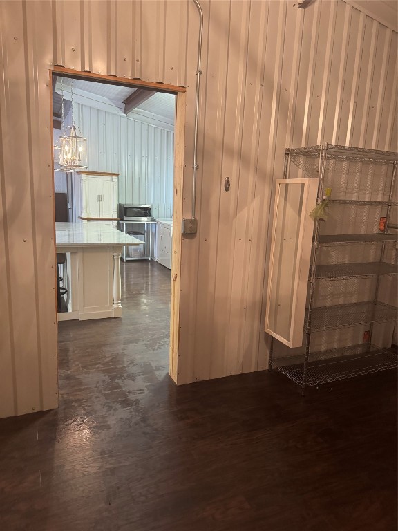 16375 Grand Flower Road Plantersville, TX 77363 - Photo 10 of 25 a kitchen with a refrigerator and cabinets