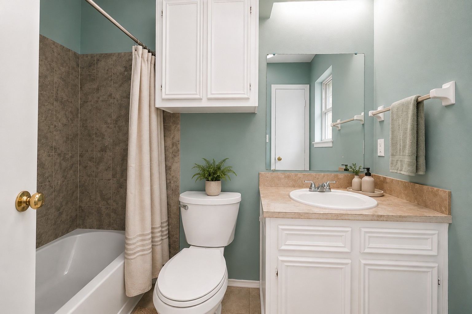 6634 Bridgegate Drive Spring, TX 77373 - Photo 12 of 16 a bathroom with a sink toilet and shower