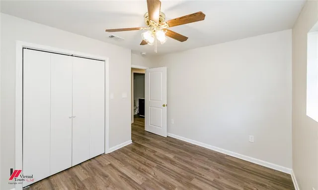 wooden floor in an empty room