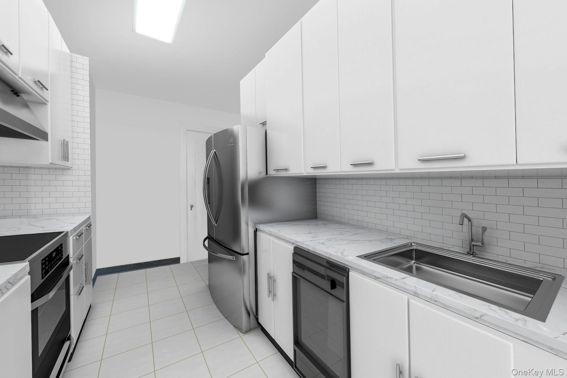 3 Alden Place, Unit 1A Bronxville, NY 10708 - Photo 16 of 29 a kitchen with a sink stove and cabinets