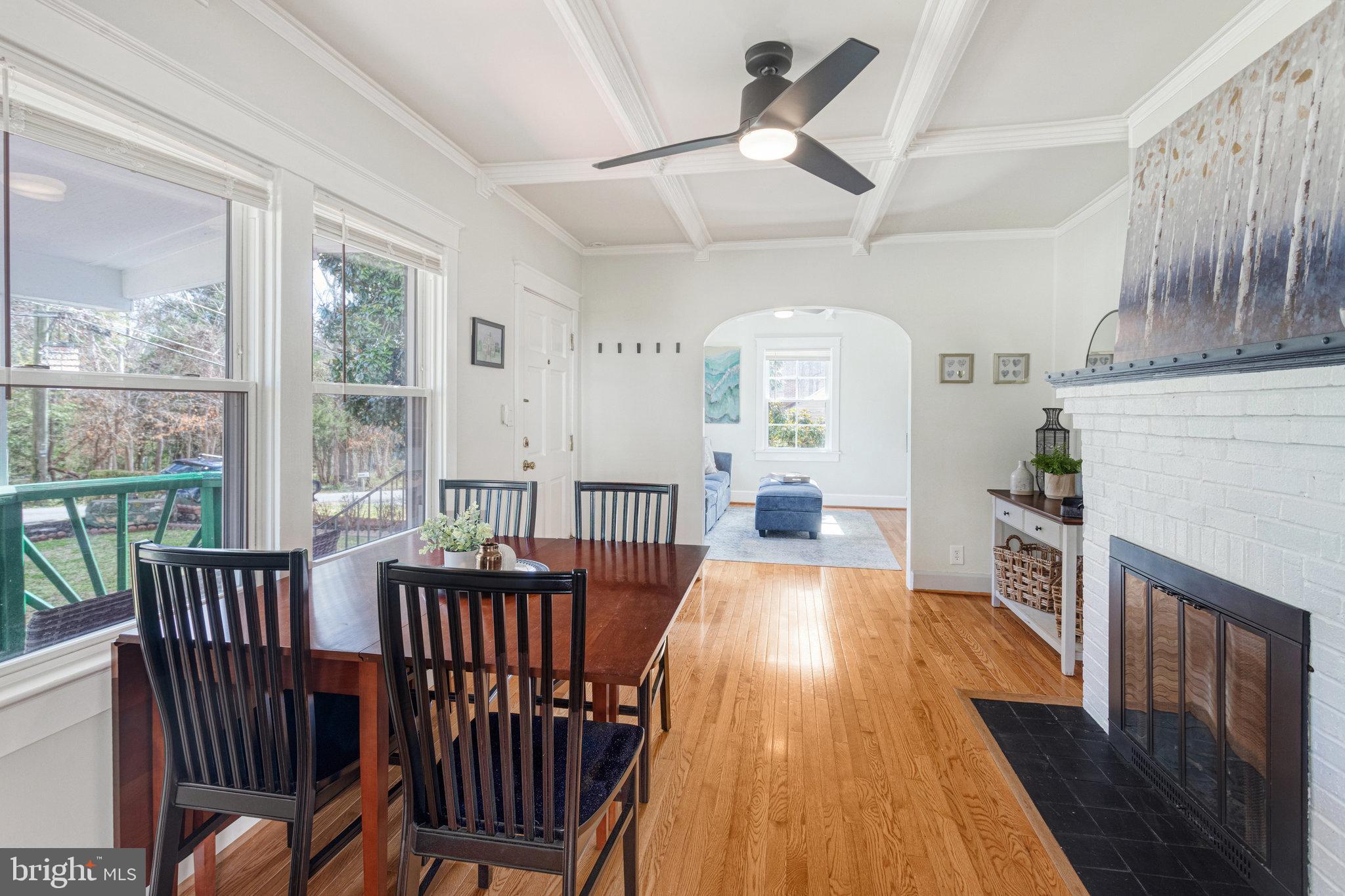 19310 Weaver Road Triangle, VA 22172 - Photo 10 of 43 Beautiful Hardwood Floors & Coffered Ceilings