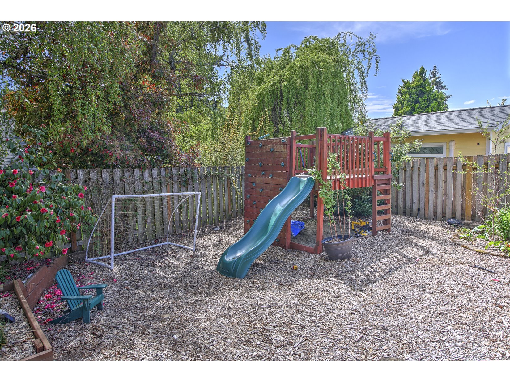 16020 Southwest Rosa Road Beaverton, OR 97007 - Photo 42 of 42 a view of a wooden deck with a slide