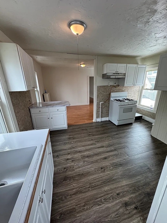 78 Birch Street, Unit 2 Worcester, MA 01603 - Photo 2 of 12 a kitchen with stainless steel appliances wooden floor and a view of living room