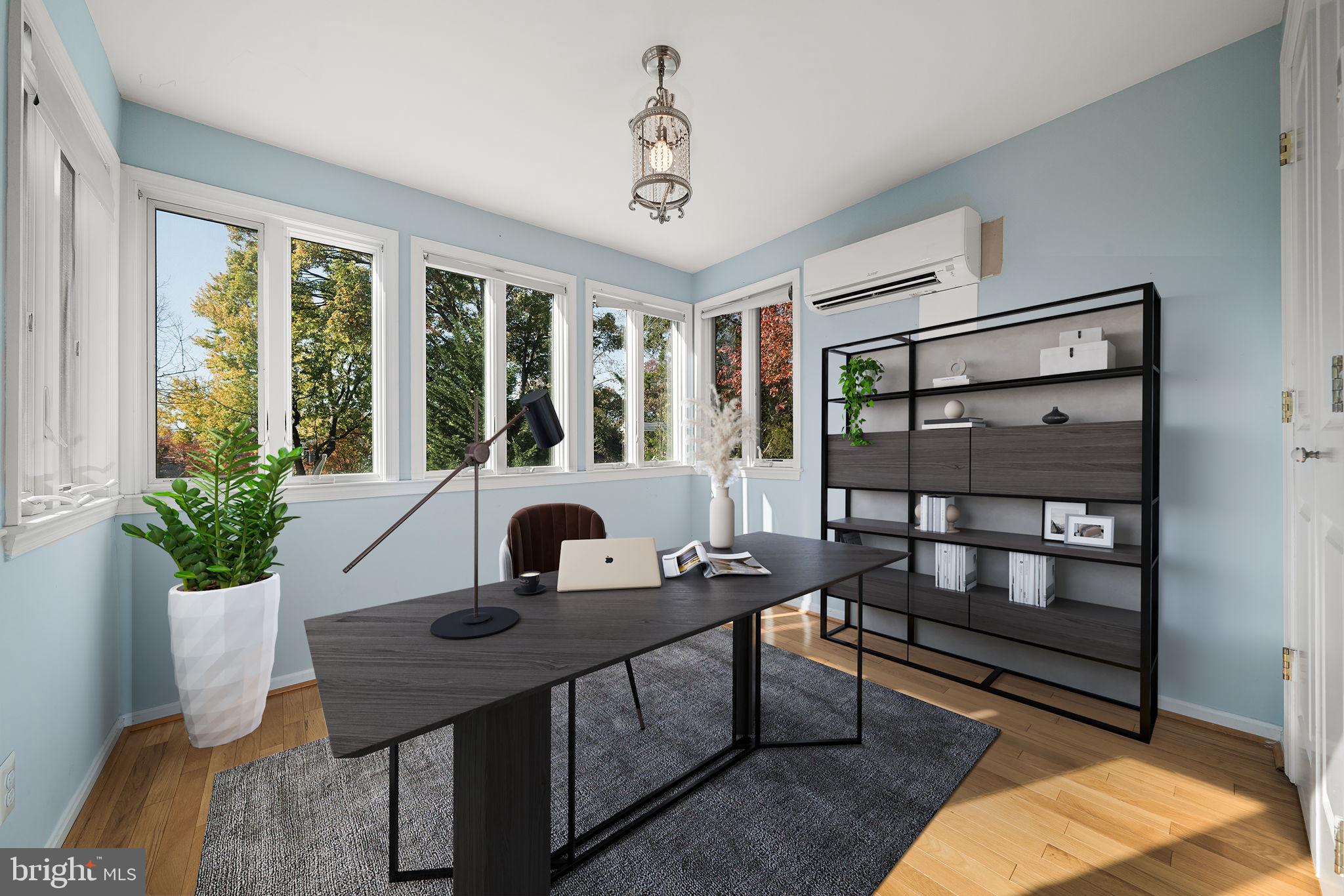 3924 Taney Avenue Alexandria, VA 22304 - Photo 30 of 57 a view of a dining room with furniture window and wooden floor