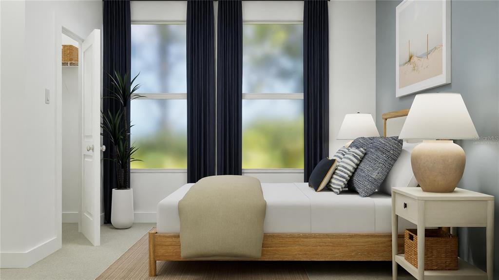 5513 Morant Bay Path Kissimmee, FL 34758 - Photo 12 of 32 a bedroom with a bed and chair