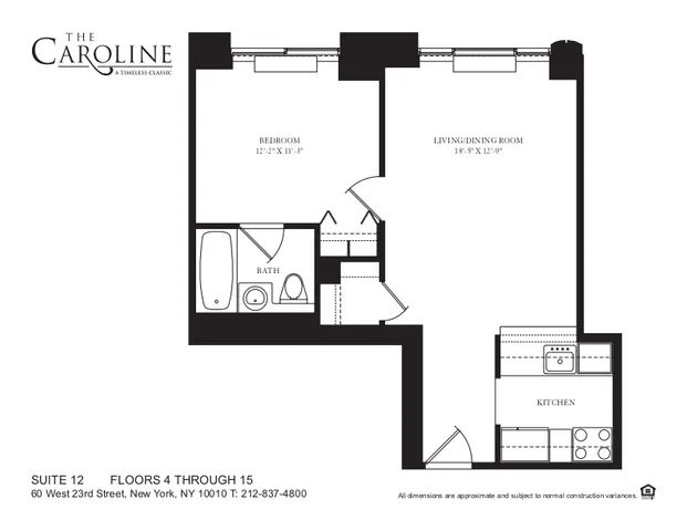 $5,400 | 60 West 23rd Street, Unit 812 | Flatiron