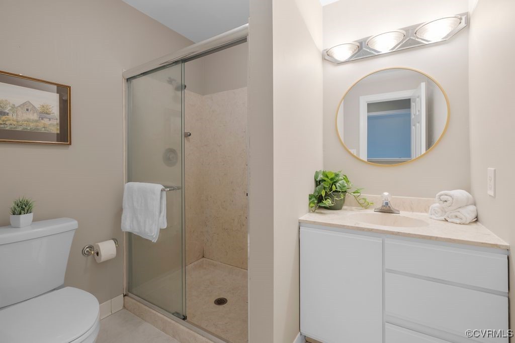 532 Fords Road Manakin-Sabot, VA 23103 - Photo 24 of 46 a bathroom with a sink a toilet and shower