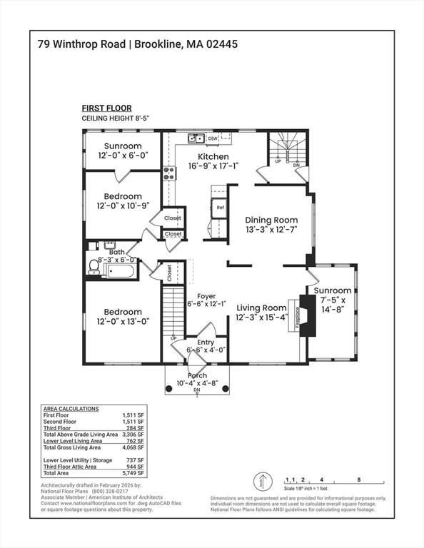 79 Winthrop Road Brookline, MA 02445 - Photo 6 of 8