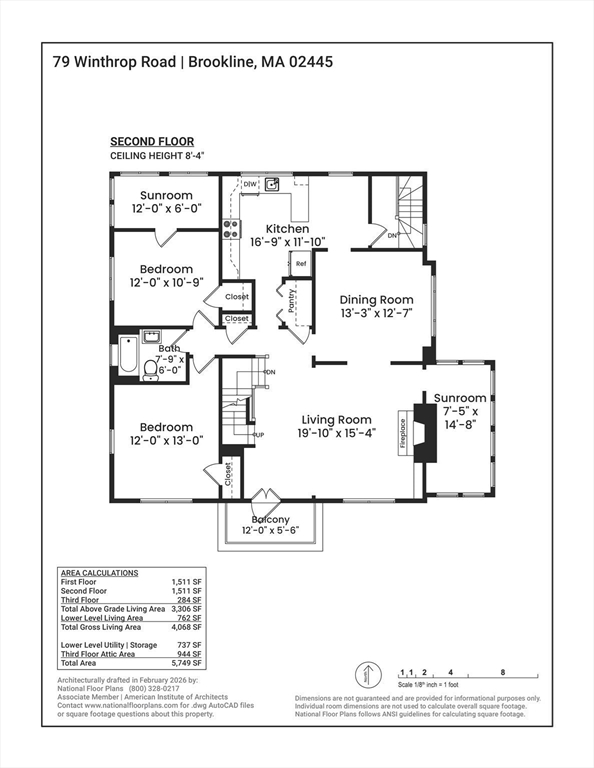 79 Winthrop Road Brookline, MA 02445 - Photo 7 of 8