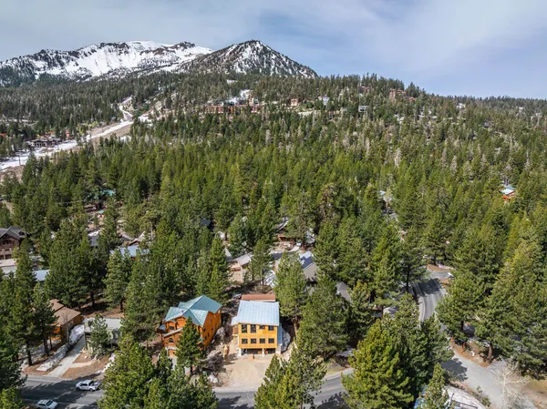 an aerial view of residential house with outdoor space