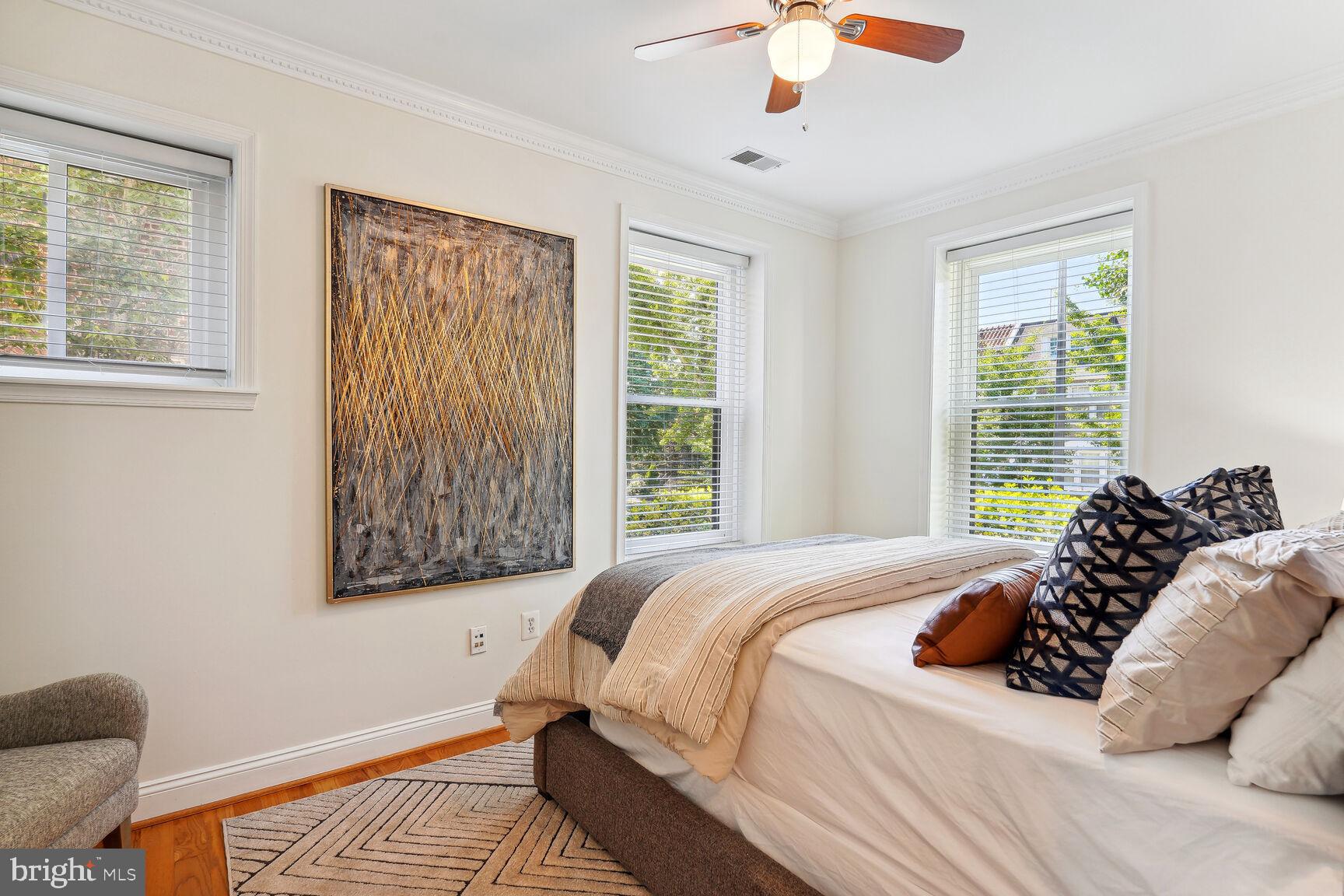 1437 Spring Road Northwest, Unit 11 Washington, DC 20010 - Photo 7 of 15 Primary bedroom with two exposures!
