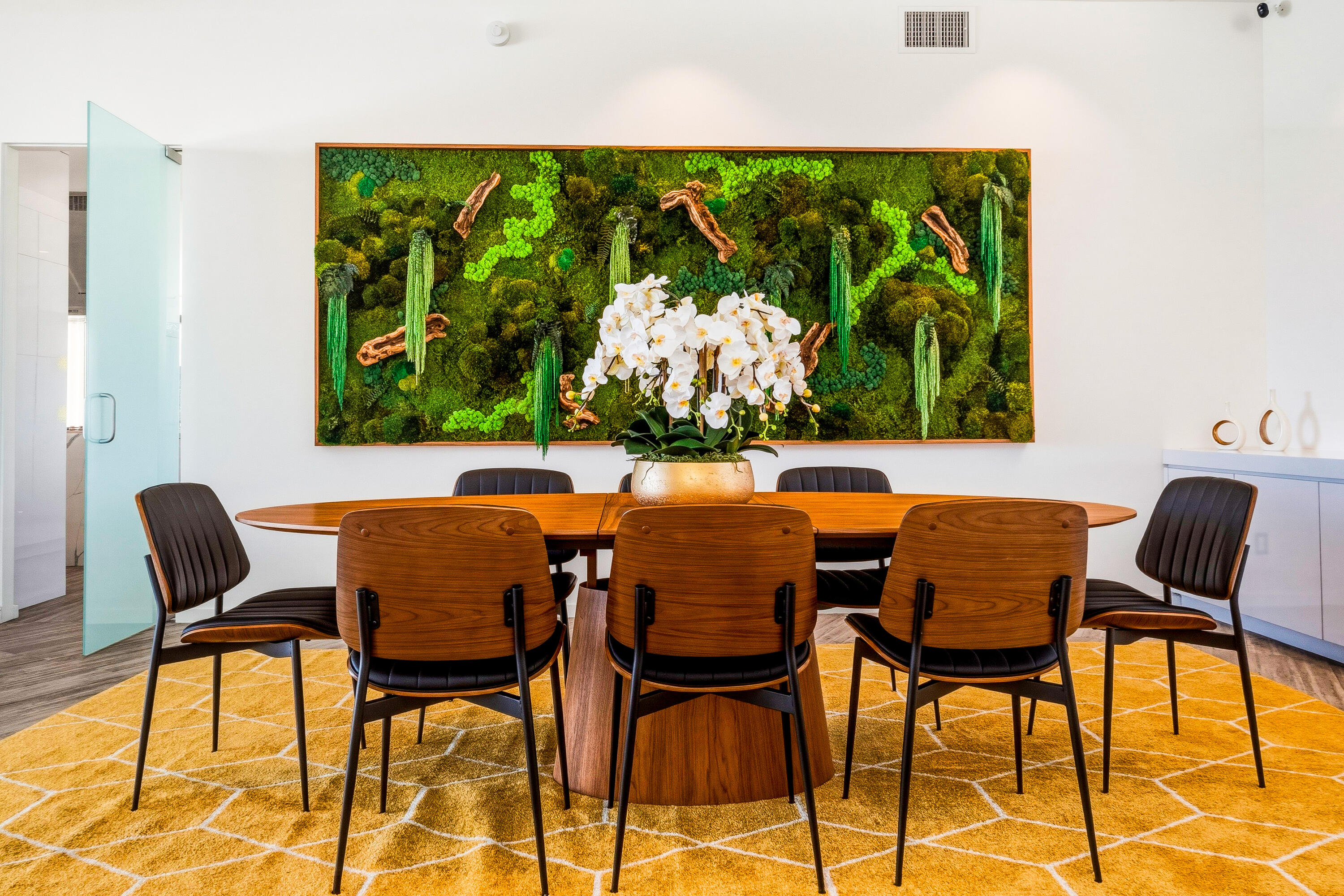 70288 Pecos Road Rancho Mirage, CA 92270 - Photo 16 of 69 a view of a dining area with furniture and a potted plant