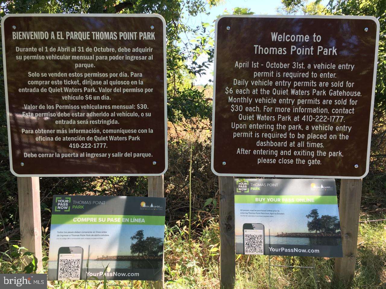 3736 Thomas Point Road Annapolis, MD 21403 - Photo 42 of 49 Park welcome signage