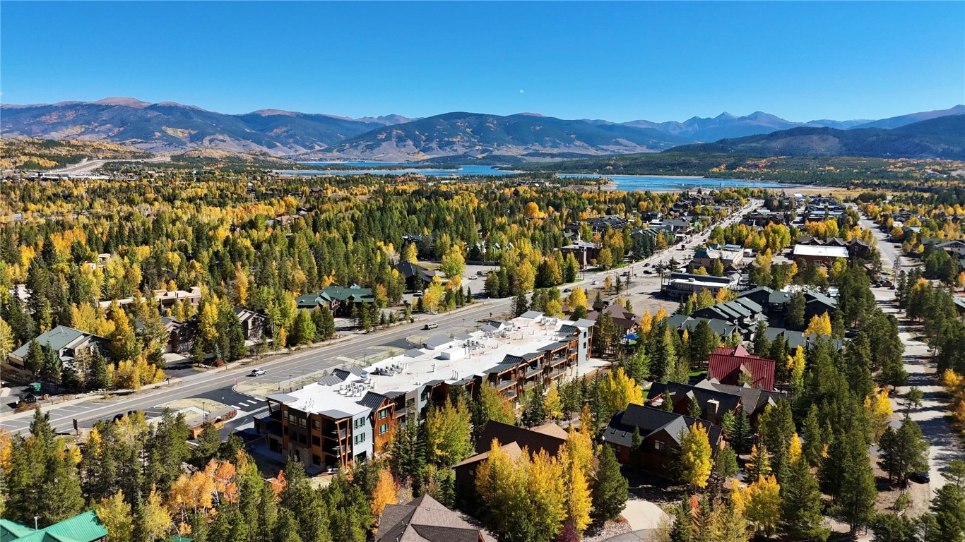 80 West Main Street, Unit 212 Frisco, CO 80443 - Photo 22 of 45 a view of a city with mountains in the background