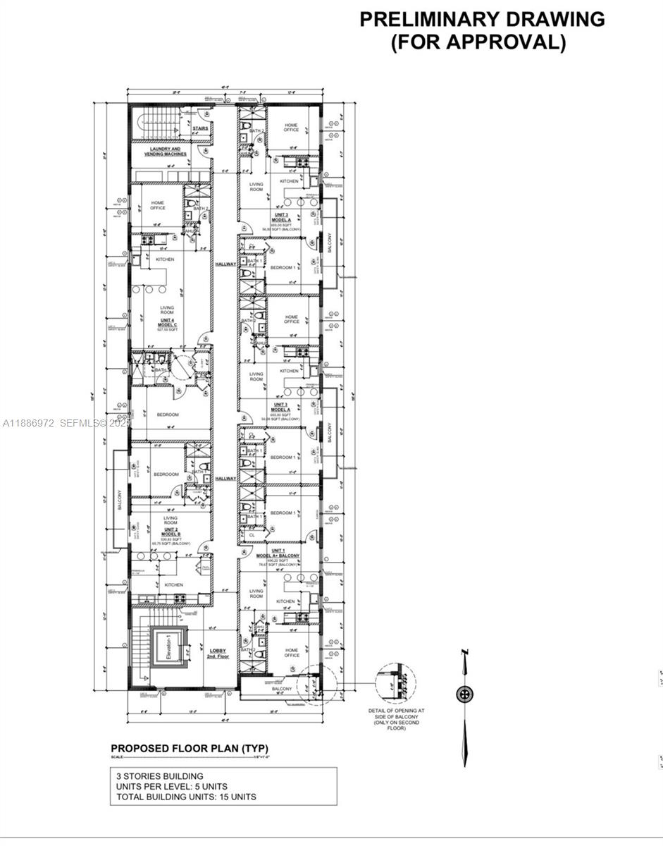 2229 Adams Street Hollywood, FL 33020 - Photo 5 of 6 a picture of a floor plan