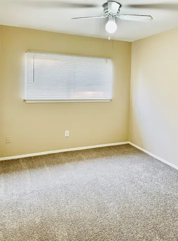 a view of a room with an empty space