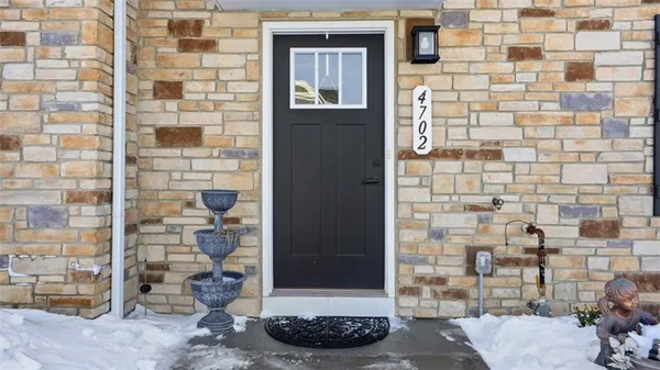 a view of a door of the house